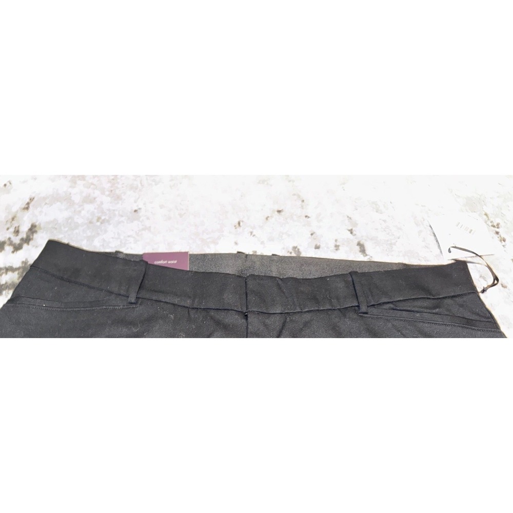 Ava & Viv Womens High-Rise Ankle Fitted Hip Thigh Pants Black Plus Sz 24W NEW - Picture 2 of 7